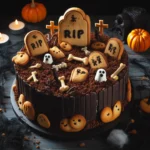 Tarta Cementerio de Halloween