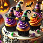 cupcakes de brujas para halloween