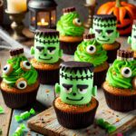 cupcakes frankenstein halloween