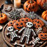 galletas de esqueleto para halloween