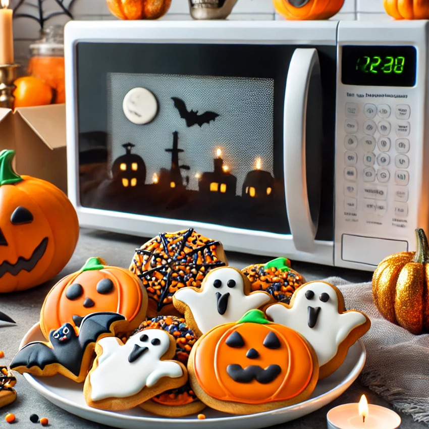 galletas halloween al microondas