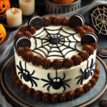 tarta de araña Halloween