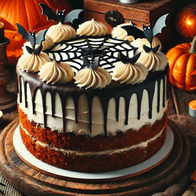 tarta de zanahoria para halloween