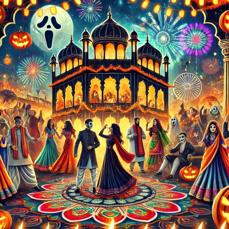 celebracion de halloween en la india
