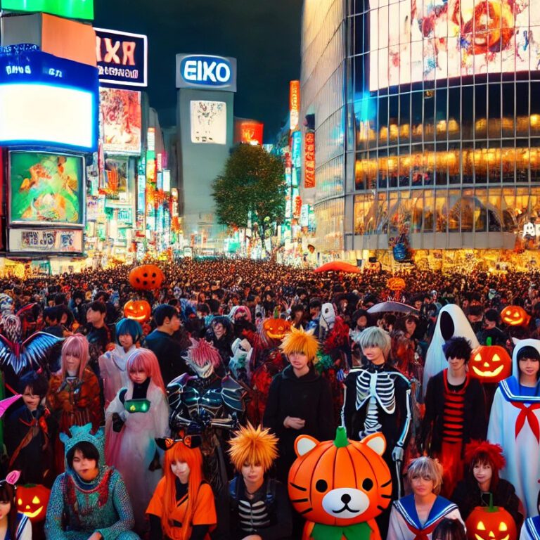 como es el halloween en japon