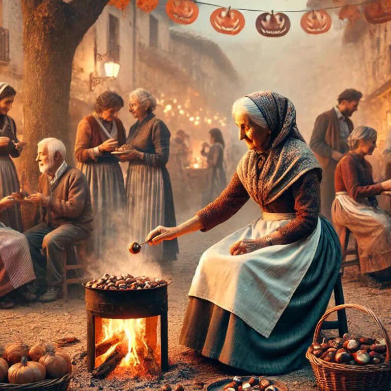 la tradicion de la castañada
