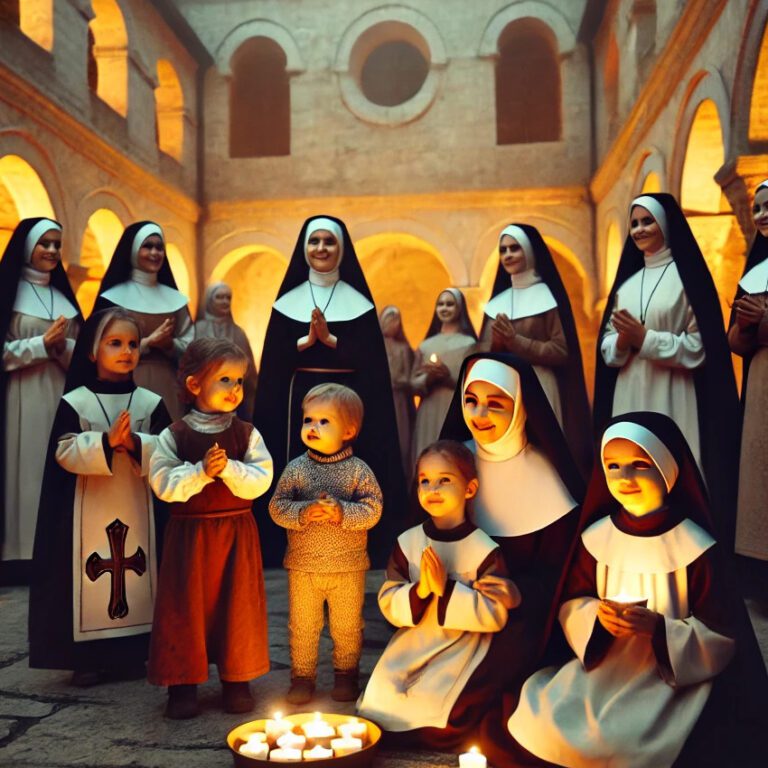 las monjas celebran halloween
