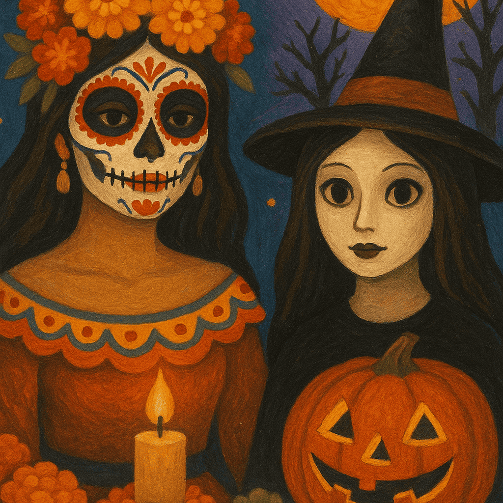 diferencia entre halloweeen y dia de los muertos