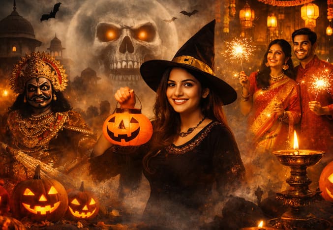 Halloween en la India