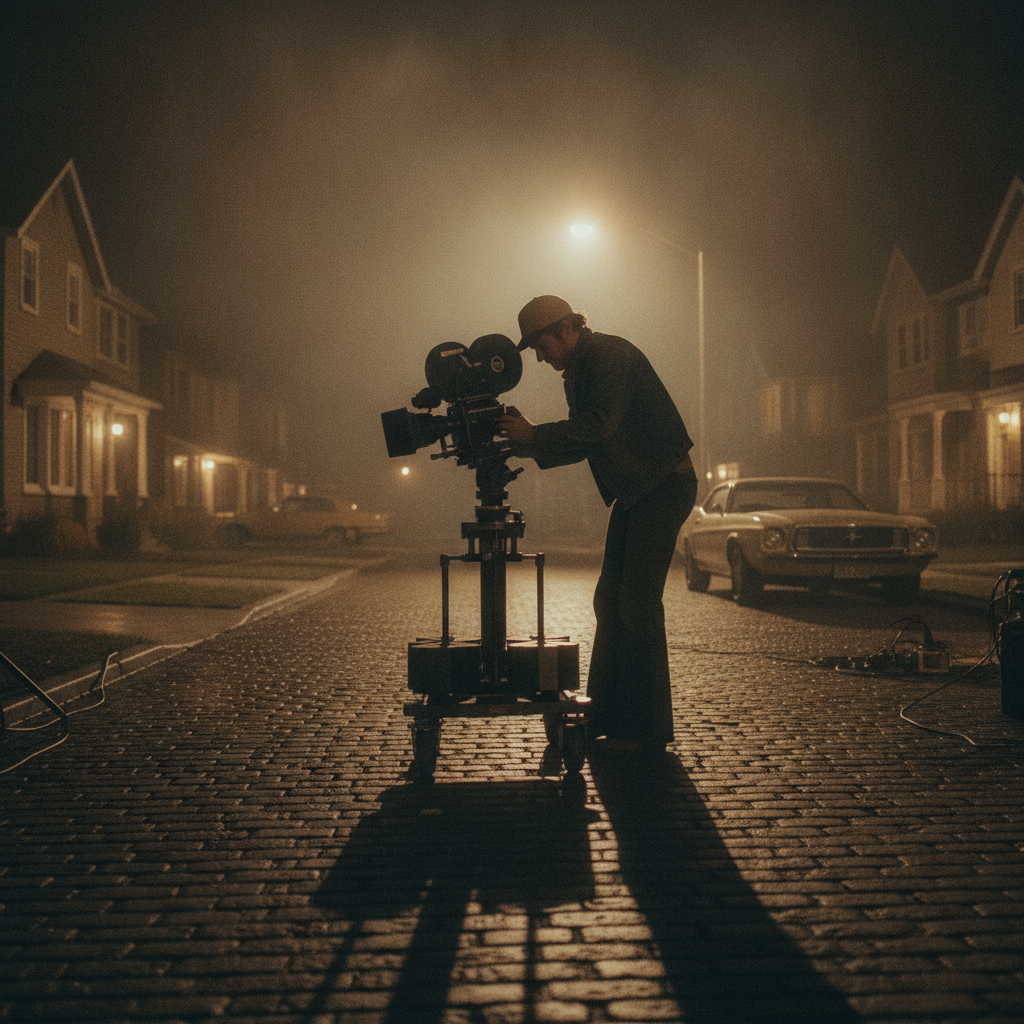 Cámara Panaglide utilizada en el rodaje de la película Halloween de 1978 dirigida por John Carpenter